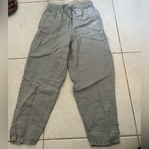 zara light blue trendy pants size xs women